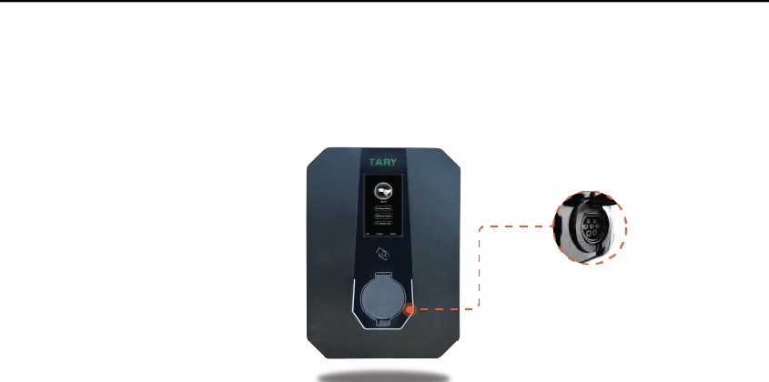 TA-AC-BS single gun wall box AC EV charger